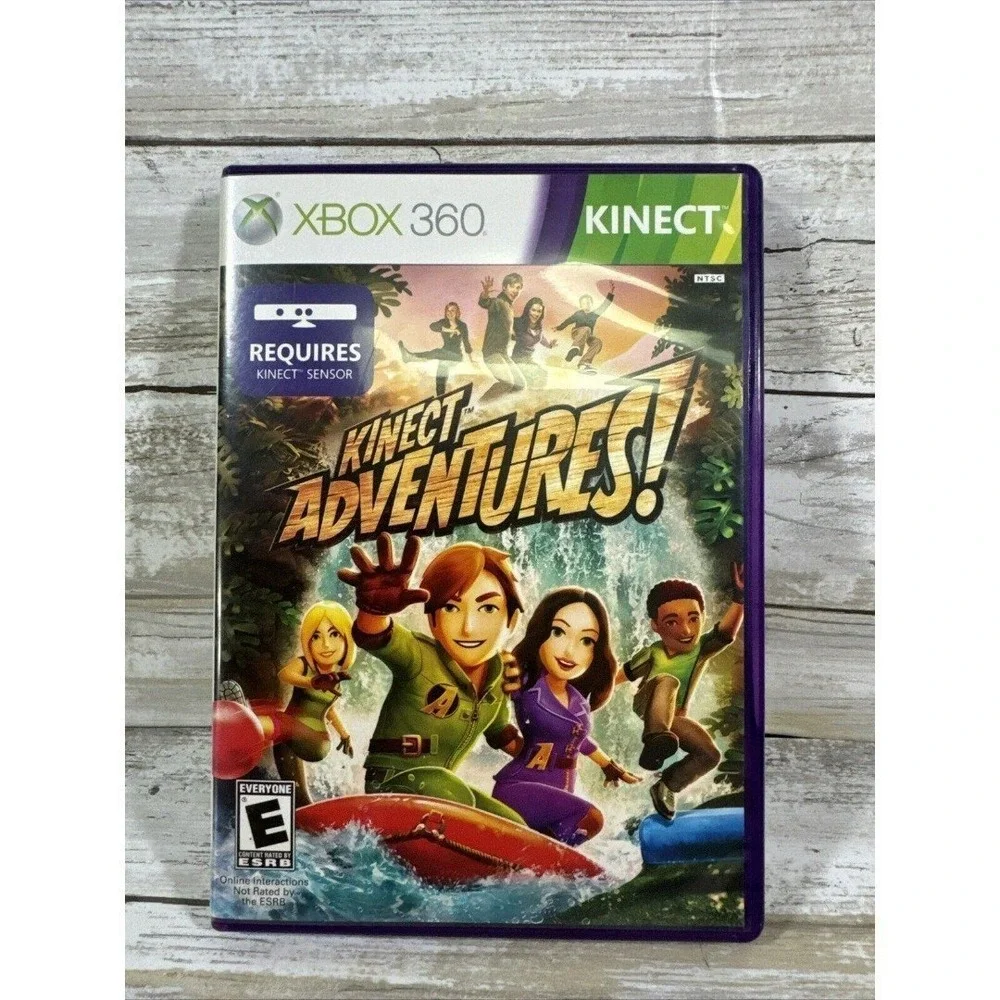 XBOX 360 GAME KINECT ADVENTURES! PAL (REQUIRES KINECT SENSOR) Complete